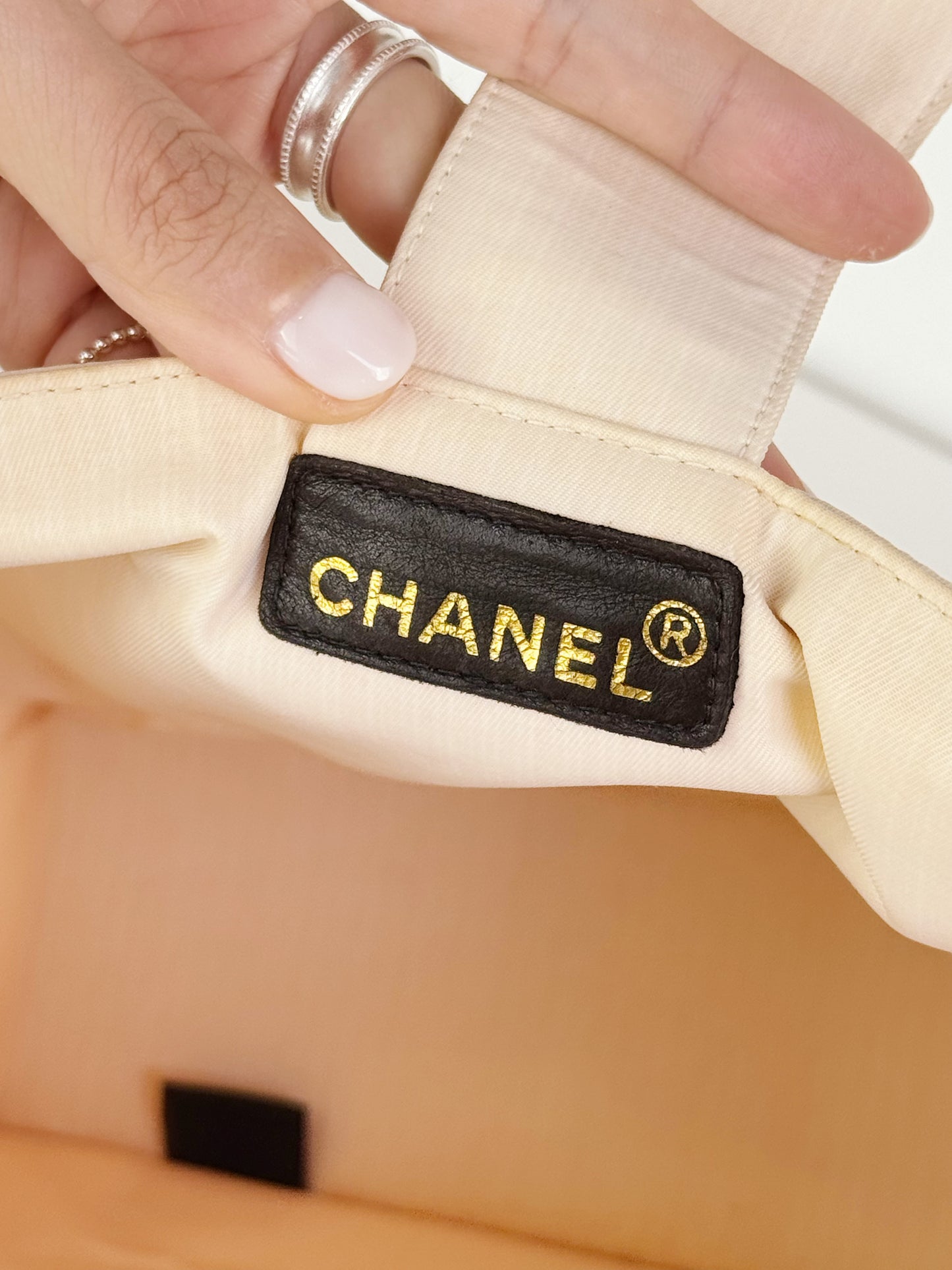 Chanel Vintage Coco Shoulder Tote Bag