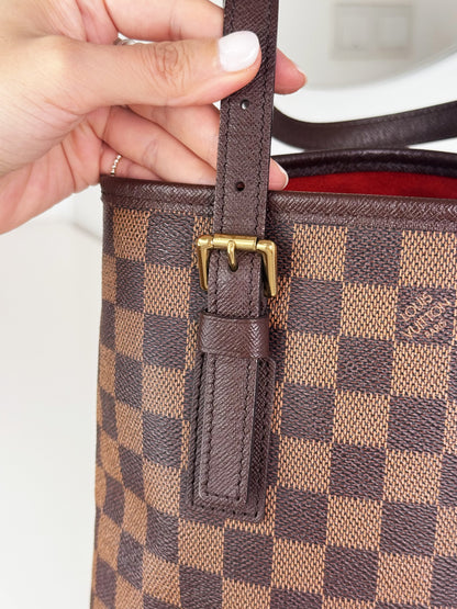 Louis Vuitton Vintage Damier Marais Bucket Tote Shoulder Bag