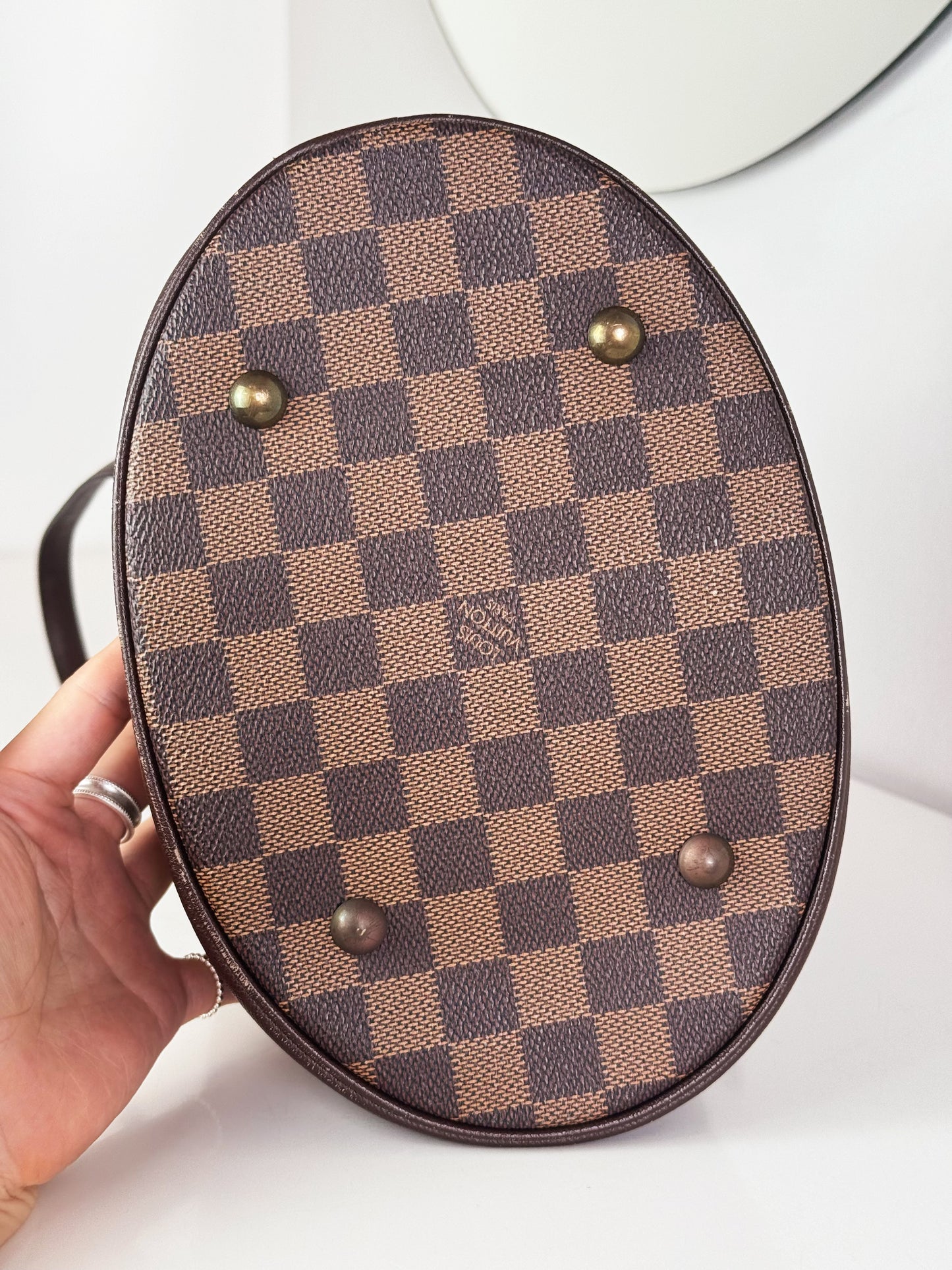 Louis Vuitton Vintage Damier Marais Bucket Tote Shoulder Bag