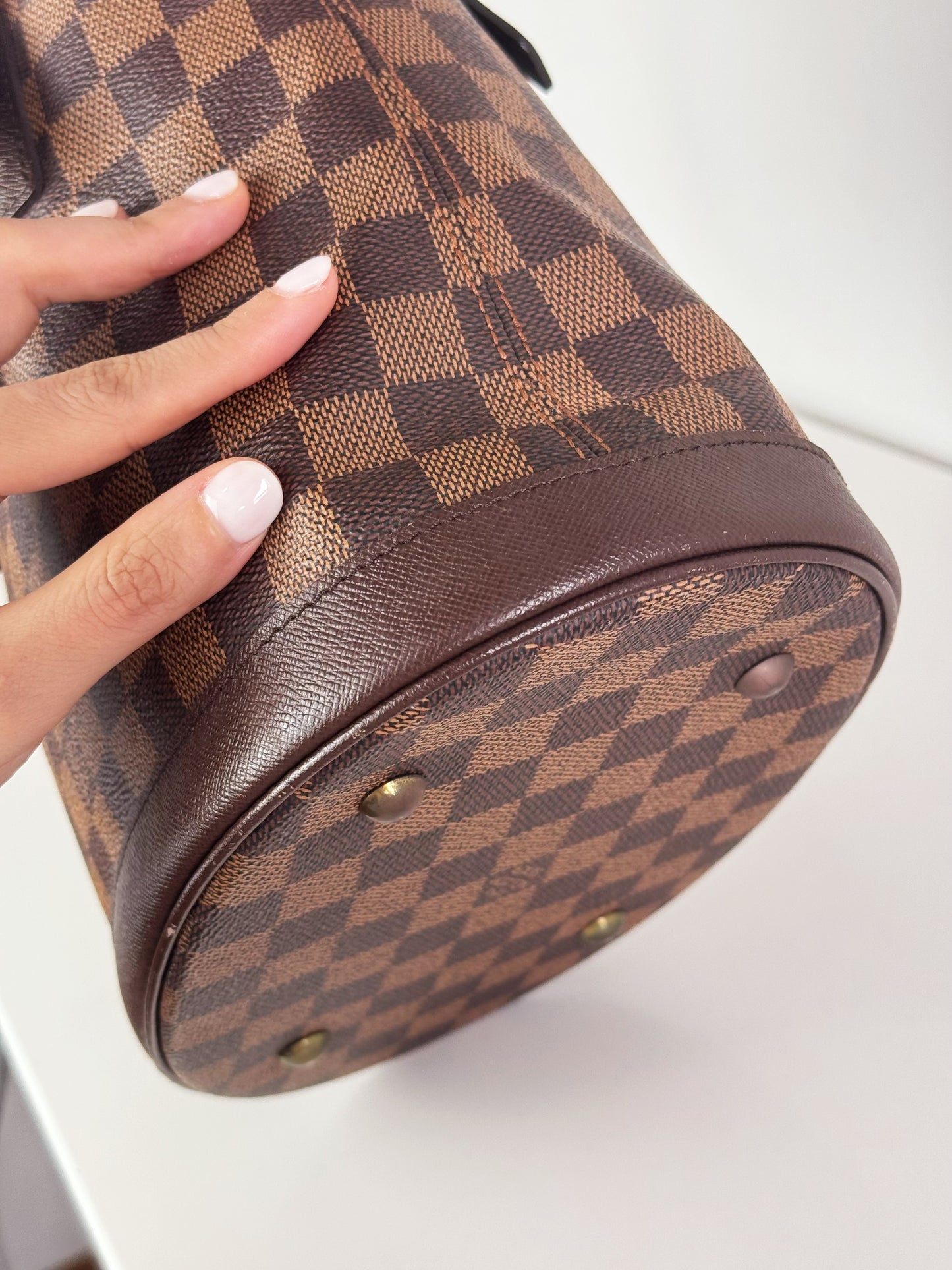 Louis Vuitton Vintage Damier Marais Bucket Tote Shoulder Bag