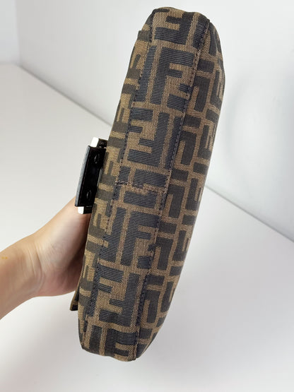 Fendi Vintage Zucca Baguette Shoulder Bag