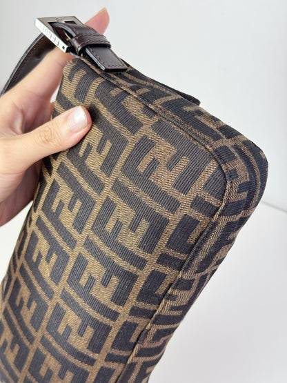 Fendi Vintage Zucca Baguette Shoulder Bag