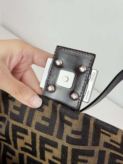 Fendi Vintage Zucca Baguette Shoulder Bag