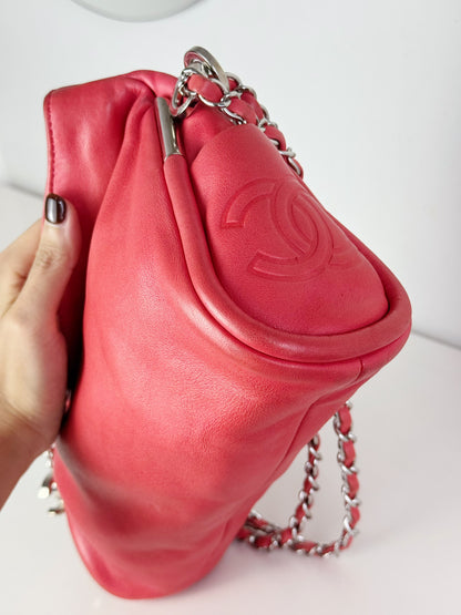 Chanel Vintage Mini Lambskin Ultimate Soft Hobo Shoulder Bag