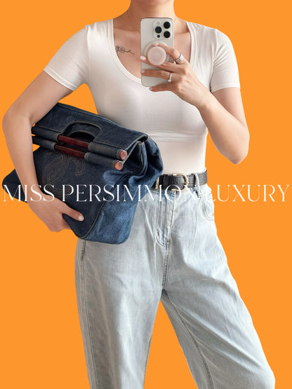 Chanel Vintage Denim Tote Bag