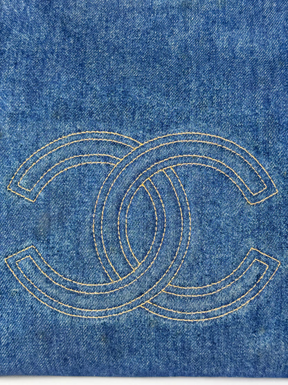 Chanel Vintage Denim Tote Bag