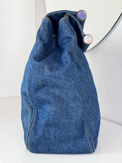 Chanel Vintage Denim Tote Bag