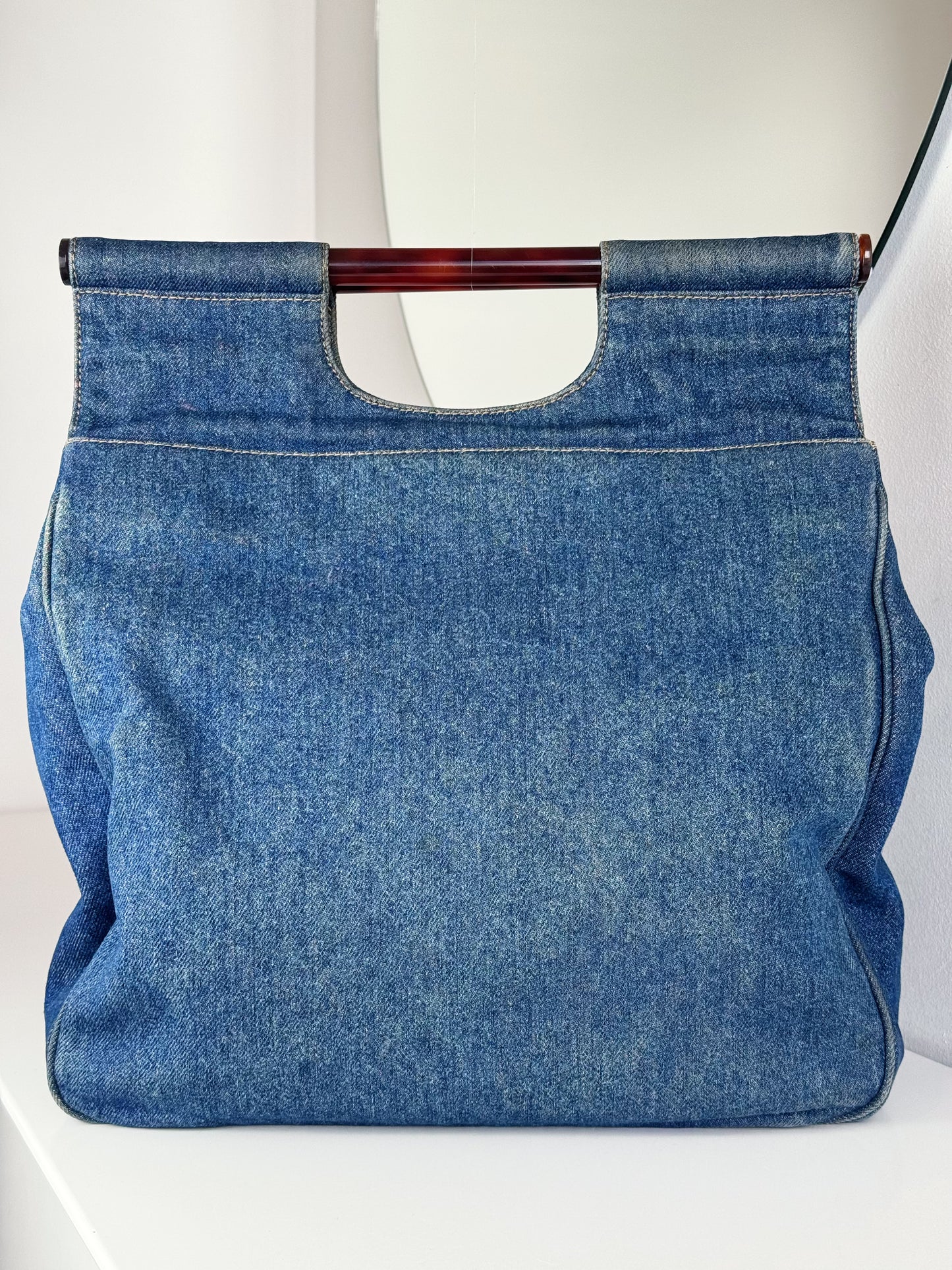 Chanel Vintage Denim Tote Bag