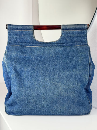 Chanel Vintage Denim Tote Bag