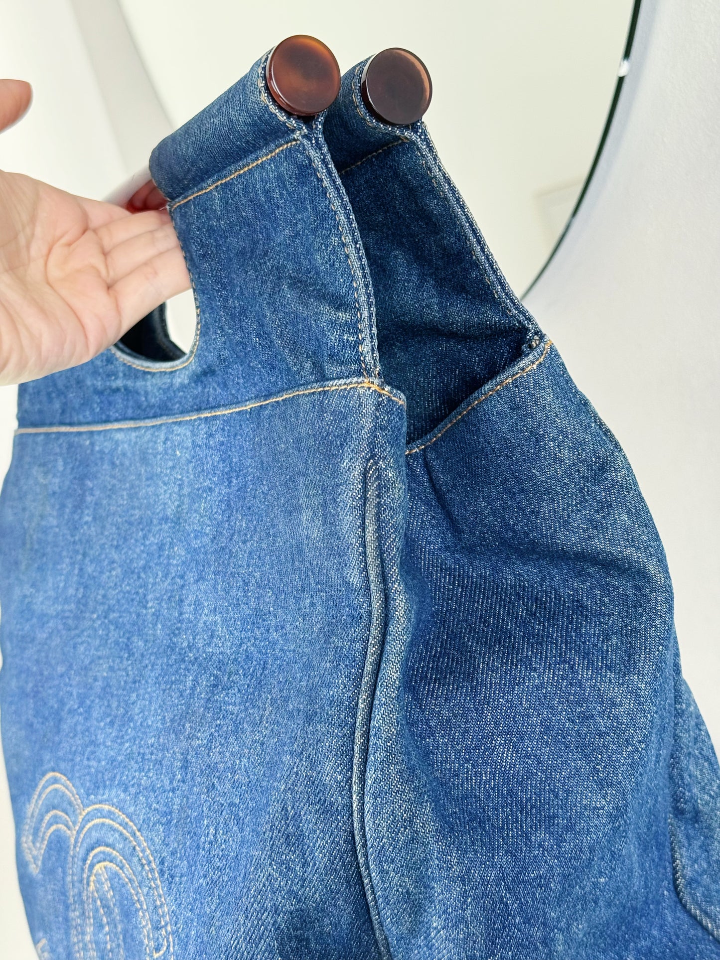 Chanel Vintage Denim Tote Bag