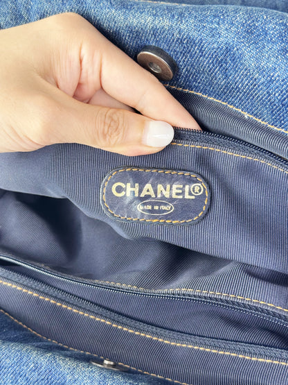 Chanel Vintage Denim Tote Bag