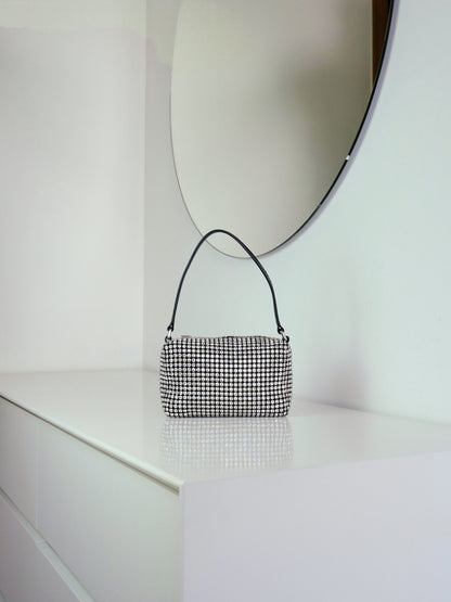 Alexander Wang Mini Wangloc Heiress Rhinestone Shoulder Bag