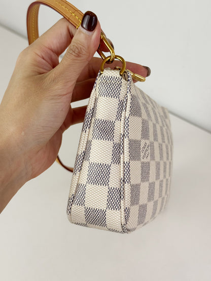 Louis Vuitton Azur Pochette Accessoires Shoulder Crossbody Bag RFID