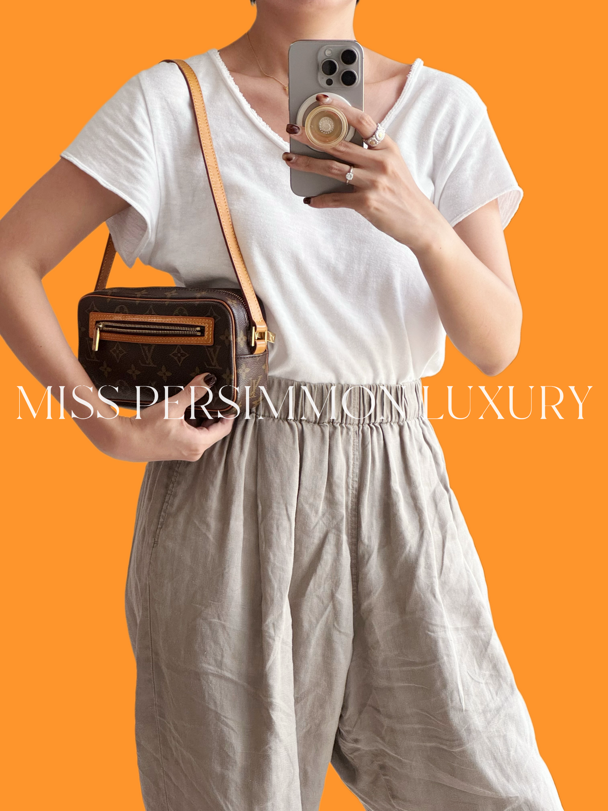 Louis Vuitton Vintage Cite PM Shoulder Bag