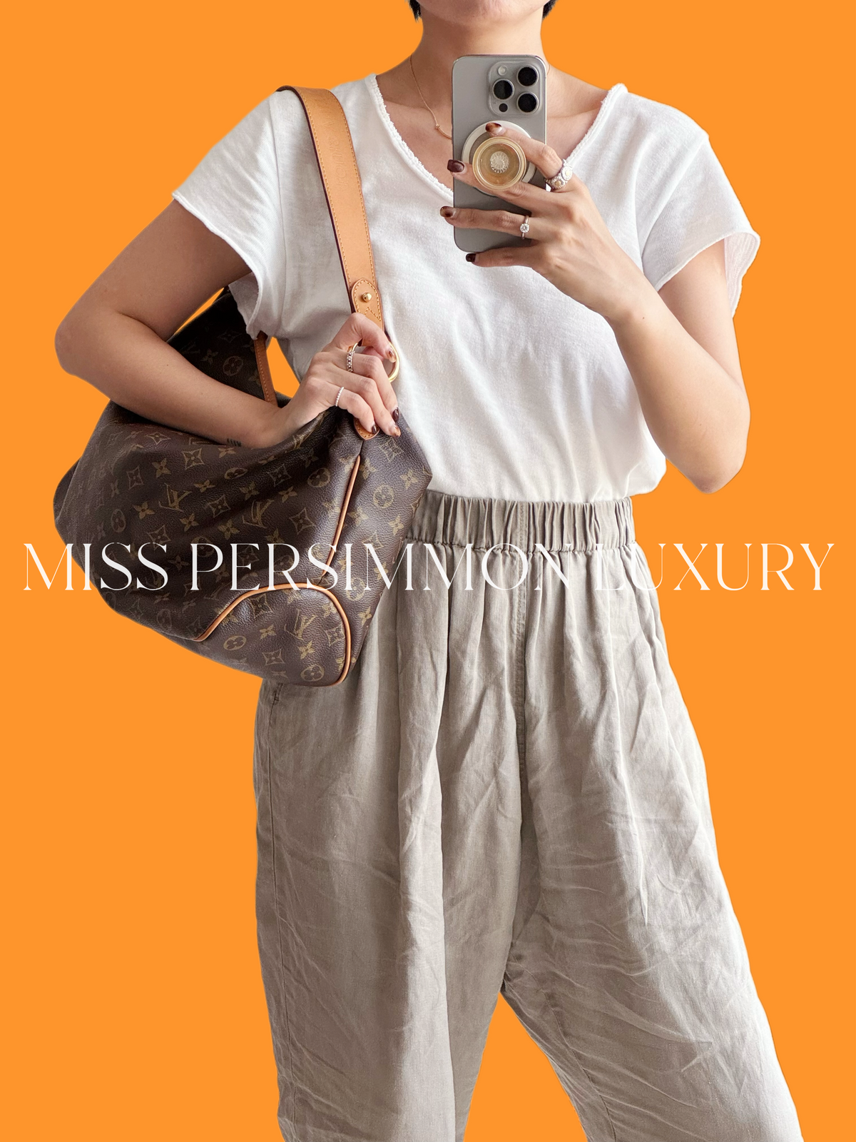 Louis Vuitton Vintage Delightful PM Tote Shoulder Bag