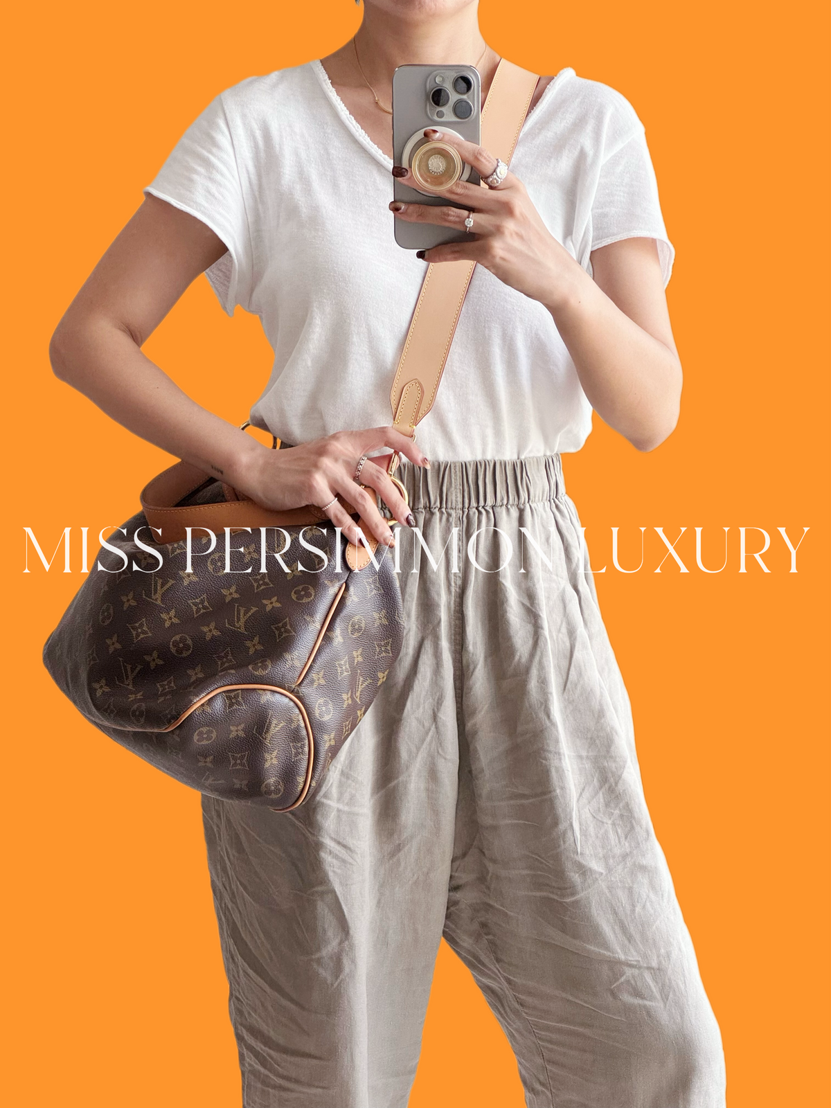 Louis Vuitton Vintage Delightful PM Tote Shoulder Bag