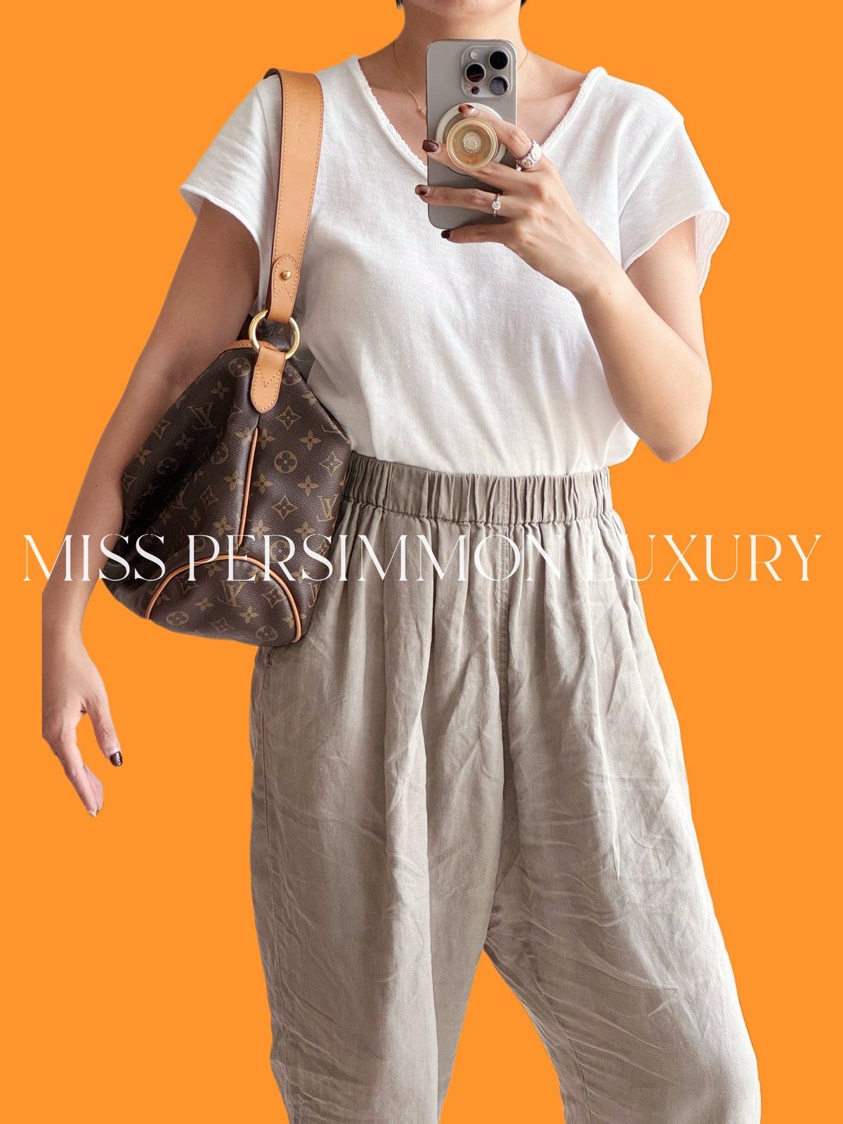 Louis Vuitton Vintage Delightful PM Tote Shoulder Bag