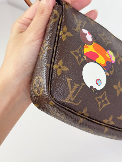 Louis Vuitton Takashi Murakami Panda Pochette Accessoires Shoulder Crossbody Bag