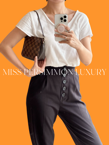 Louis Vuitton Vintage Damier Trousse Pochette Shoulder Crossbody Bag