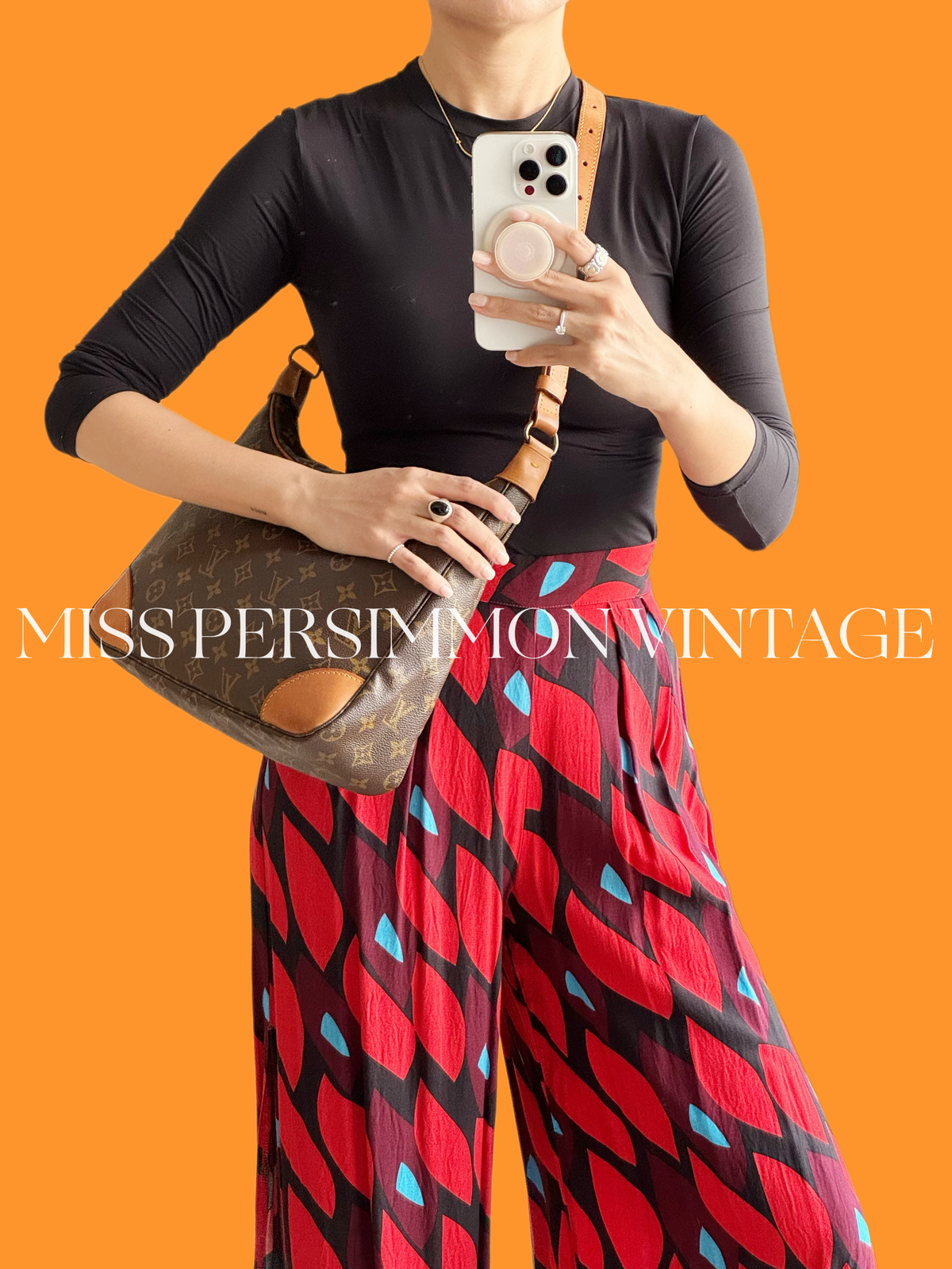 Louis Vuitton Vintage Boulogne Shoulder Crossbody Bag