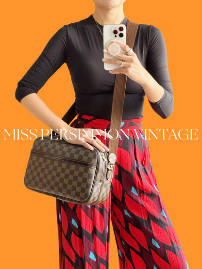 Louis Vuitton Vintage Damier Reporter Shoulder Crossbody Bag