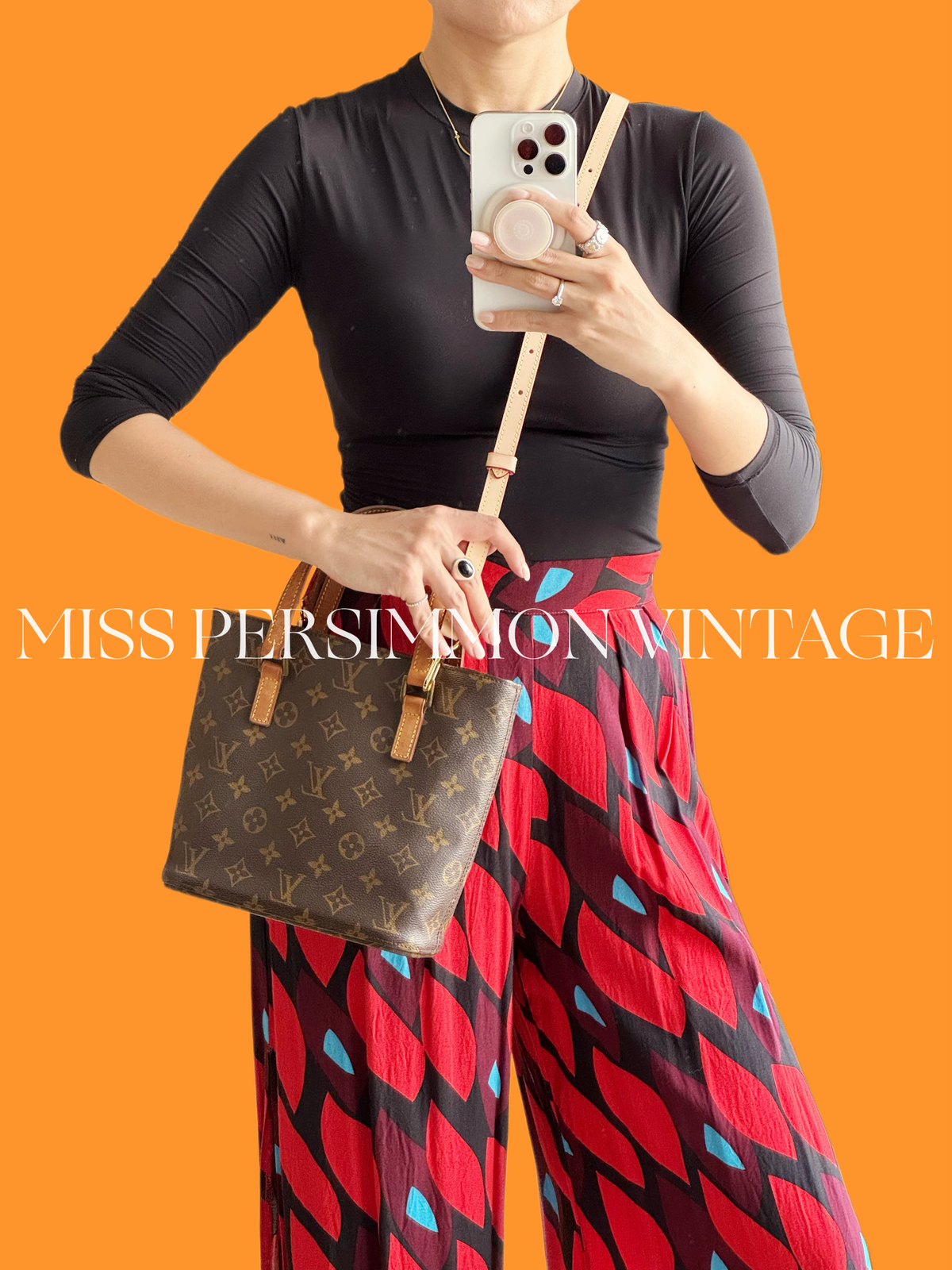 Louis Vuitton Vintage Vavin Vivian Handbag Crossbody Tote Bag