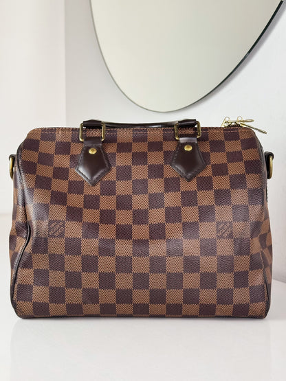 Louis Vuitton Vintage Damier Bandouliere Speedy 25 Handbag Crossbody Bag