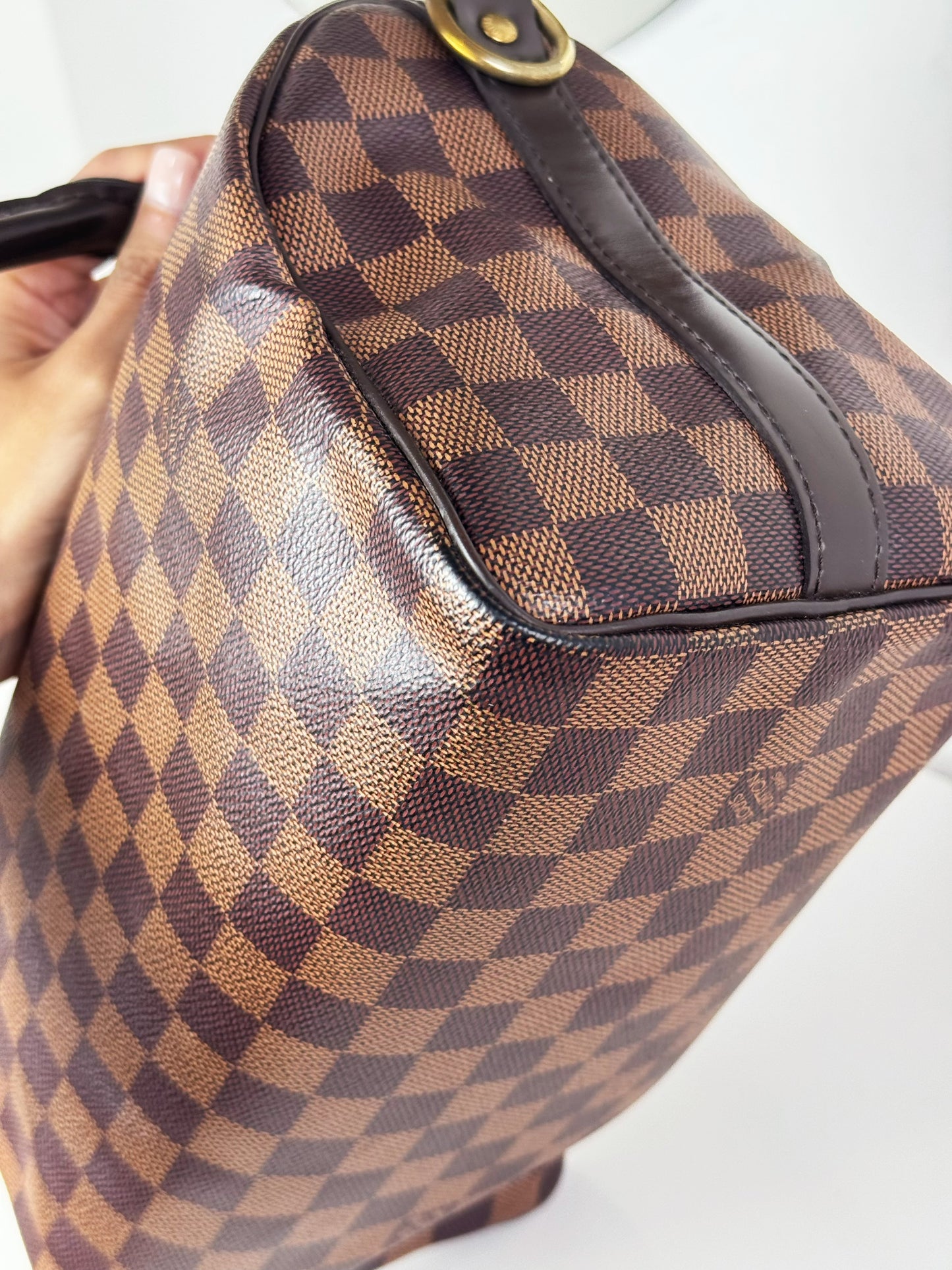 Louis Vuitton Vintage Damier Bandouliere Speedy 25 Handbag Crossbody Bag