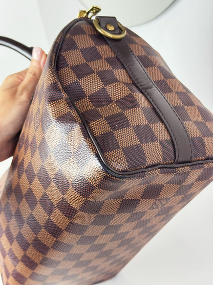 Louis Vuitton Vintage Damier Bandouliere Speedy 25 Handbag Crossbody Bag