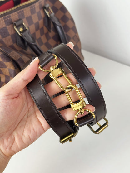 Louis Vuitton Vintage Damier Bandouliere Speedy 25 Handbag Crossbody Bag