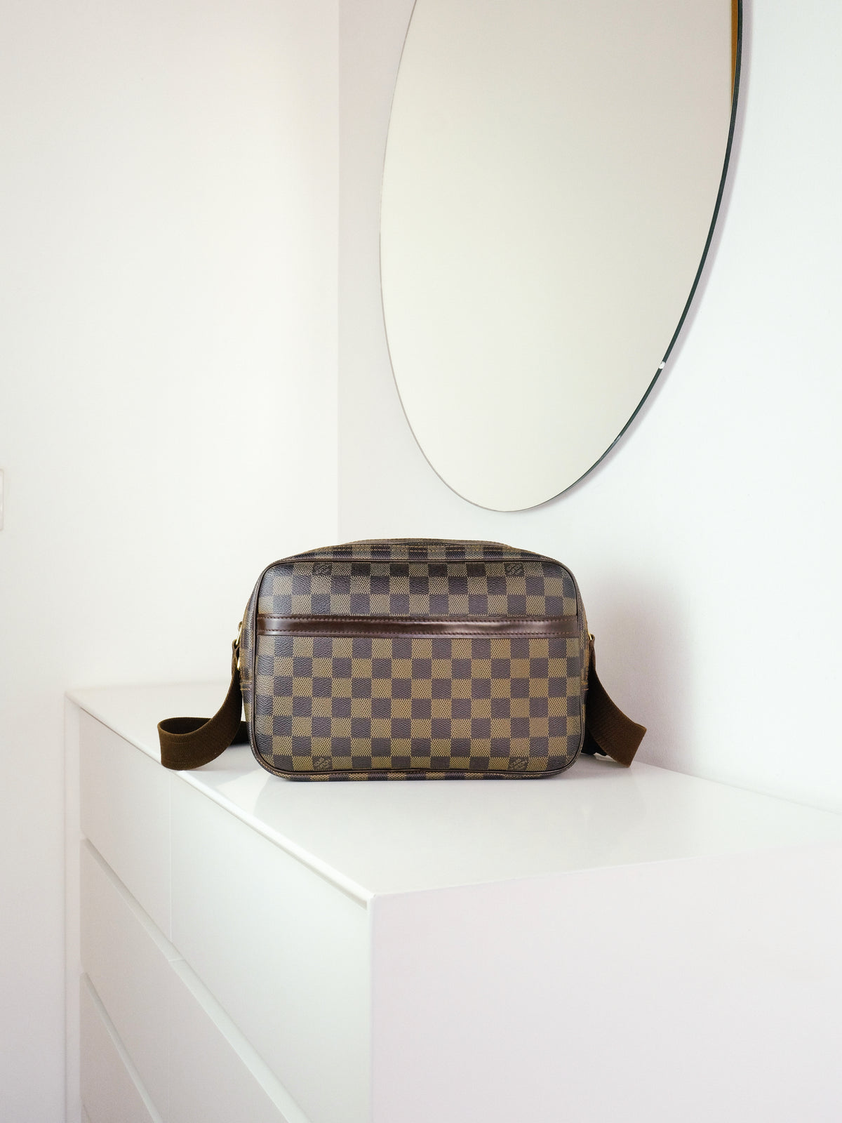Louis Vuitton Vintage Damier Reporter Shoulder Crossbody Bag