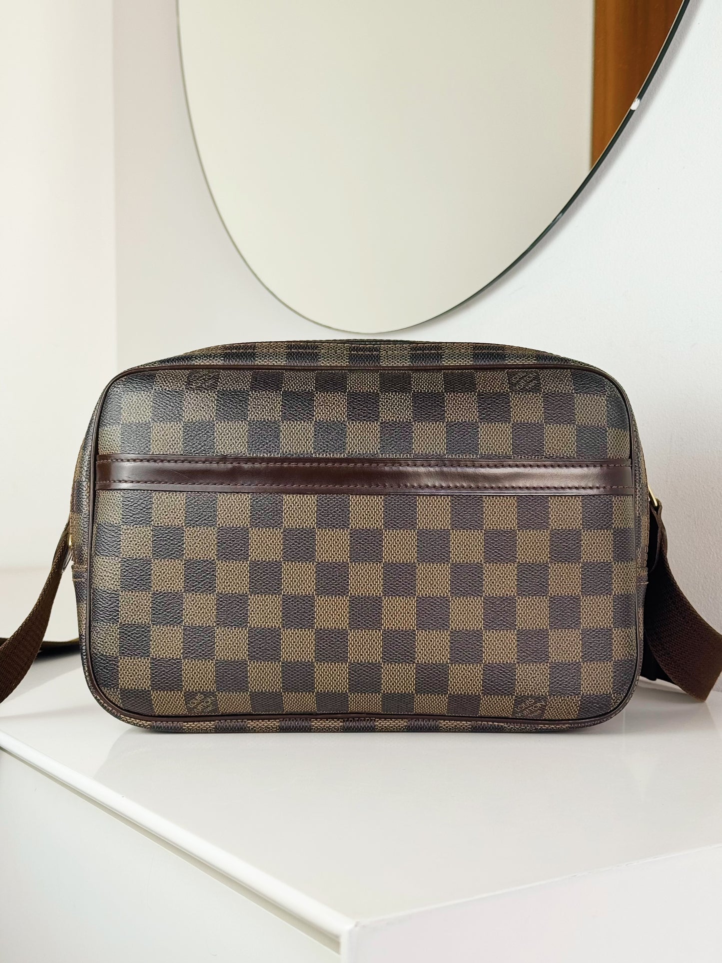 Louis Vuitton Vintage Damier Reporter Shoulder Crossbody Bag