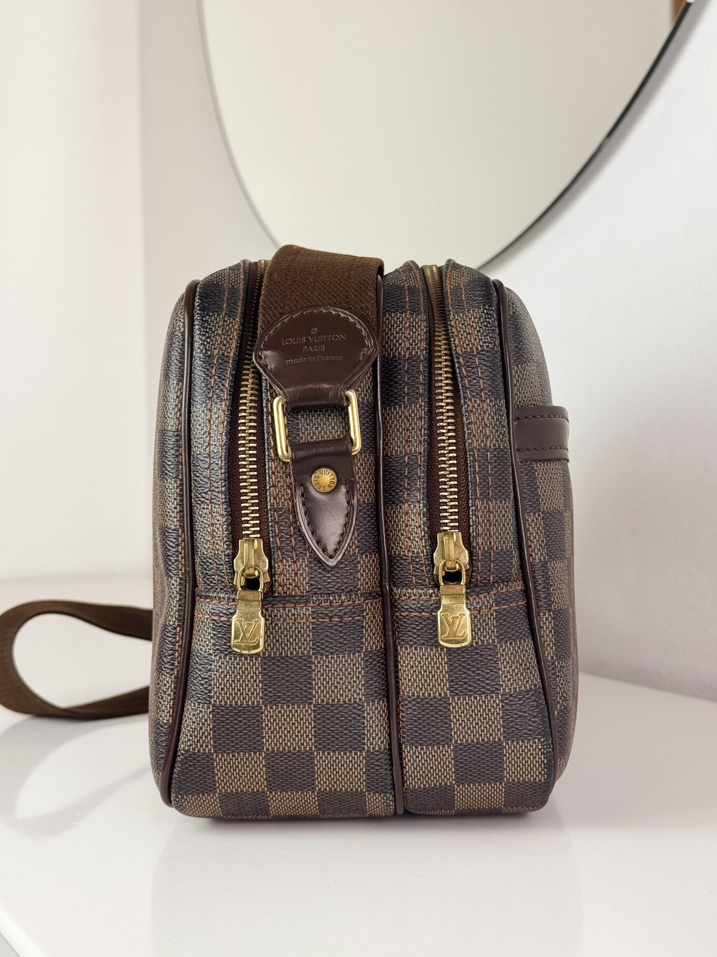 Louis Vuitton Vintage Damier Reporter Shoulder Crossbody Bag