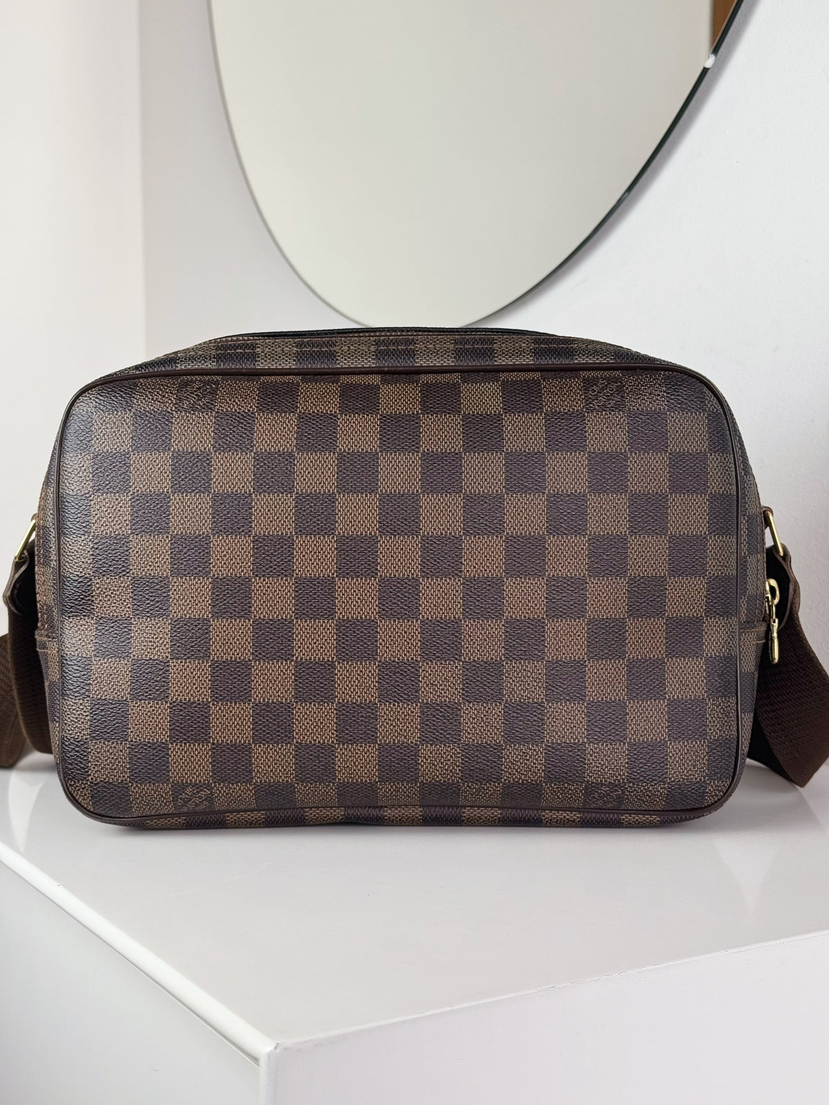 Louis Vuitton Vintage Damier Reporter Shoulder Crossbody Bag