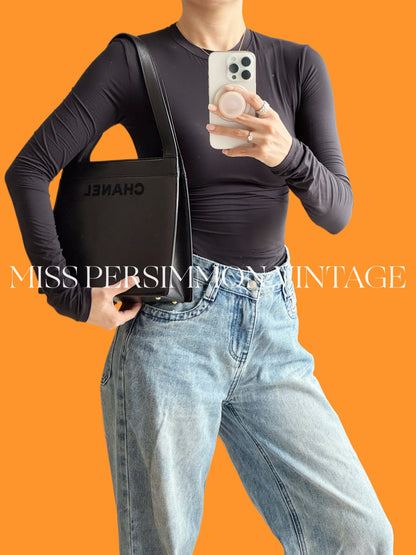 Chanel Vintage Lambskin Handbag Shoulder Bag