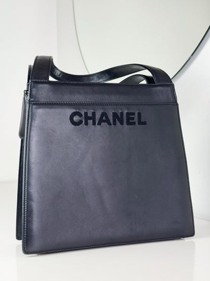 Chanel Vintage Lambskin Handbag Shoulder Bag