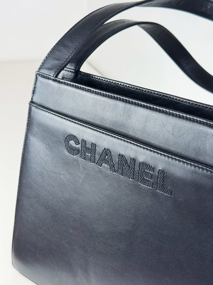 Chanel Vintage Lambskin Handbag Shoulder Bag