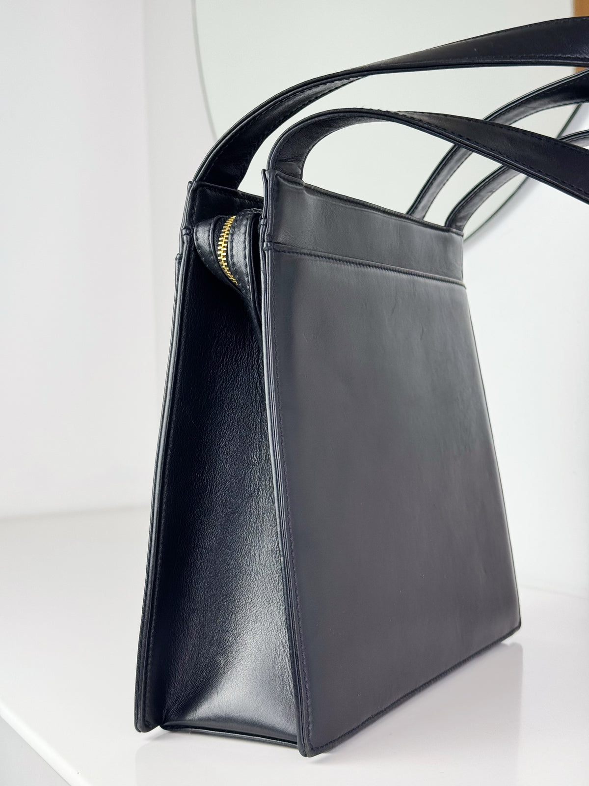 Chanel Vintage Lambskin Handbag Shoulder Bag