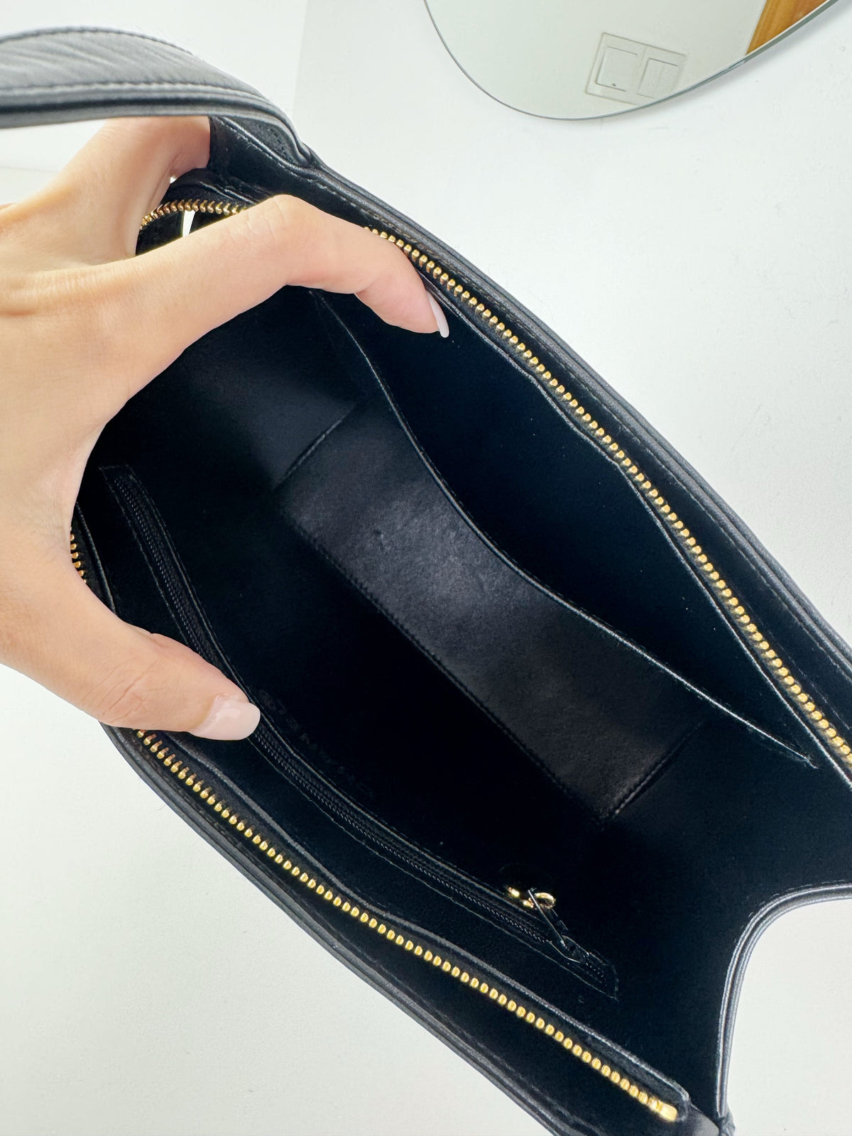 Chanel Vintage Lambskin Handbag Shoulder Bag