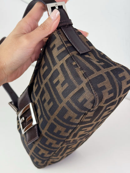 Fendi Vintage Zucca Baguette Shoulder Bag