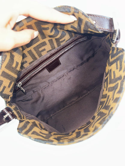 Fendi Vintage Zucca Baguette Shoulder Bag