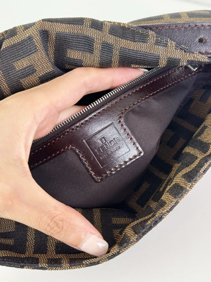 Fendi Vintage Zucca Baguette Shoulder Bag