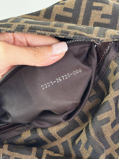 Fendi Vintage Zucca Baguette Shoulder Bag