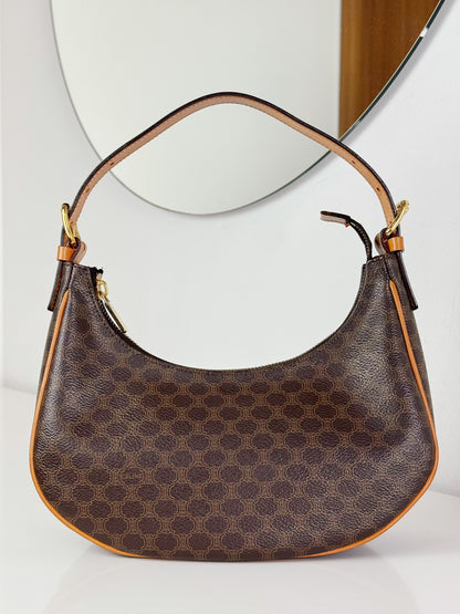 Celine Vintage Macadam Ava Shoulder Bag
