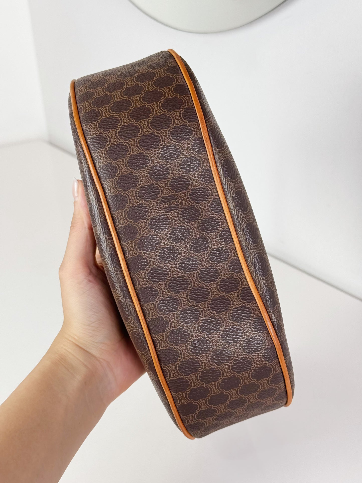 Celine Vintage Macadam Ava Shoulder Bag