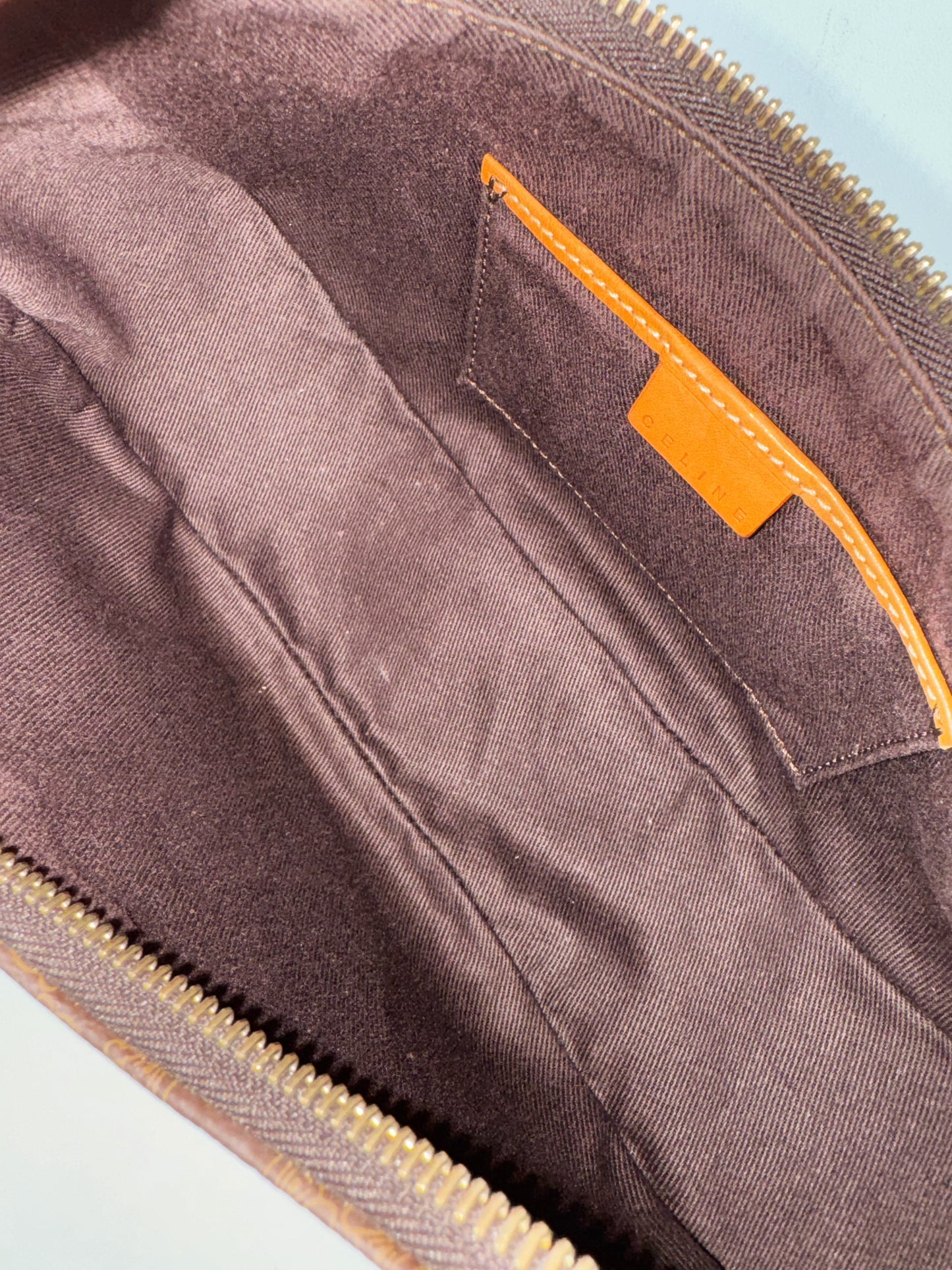 Celine Vintage Macadam Ava Shoulder Bag