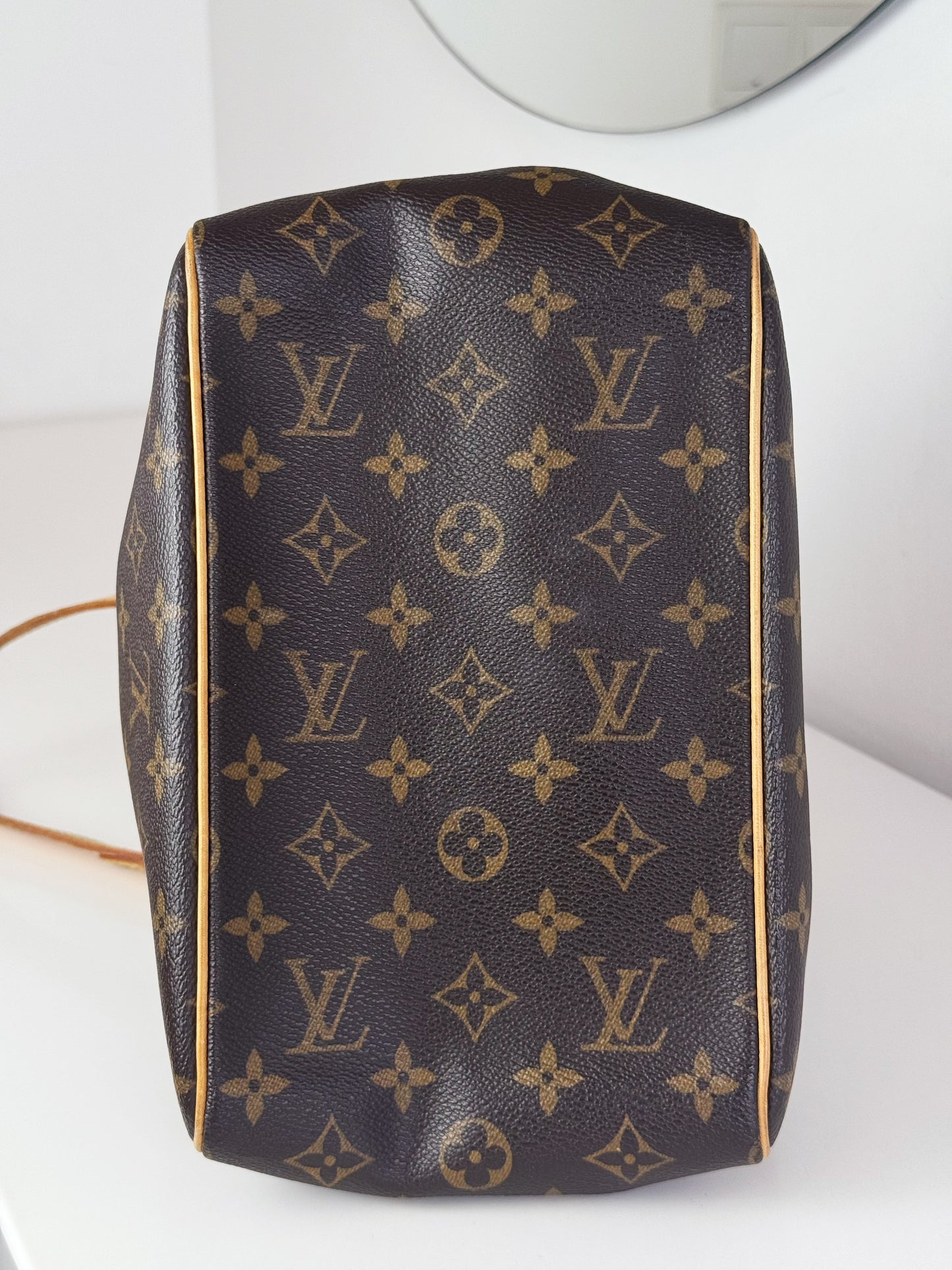 Louis Vuitton Vintage Batignolles PM Tote Handbag Crossbody Bag