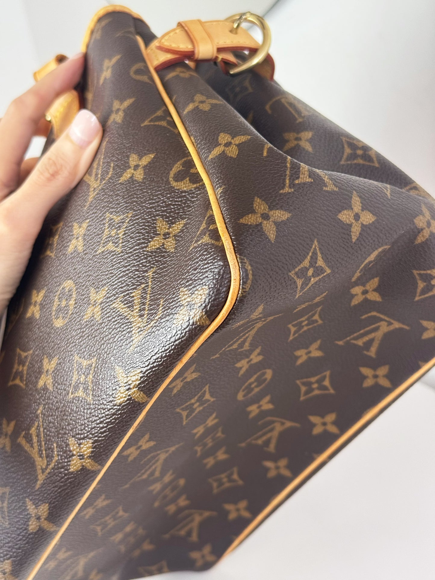 Louis Vuitton Vintage Batignolles PM Tote Handbag Crossbody Bag