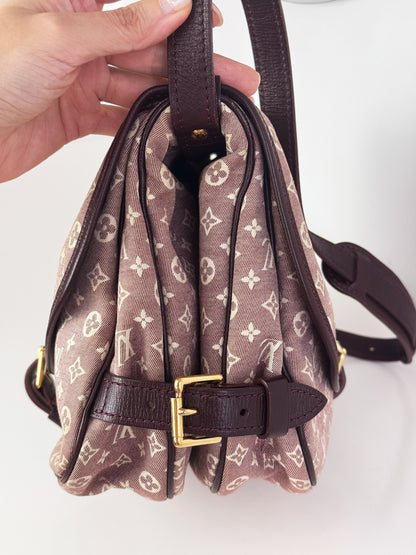 Louis Vuitton Vintage Pink Denim Saumur 30 Shoulder Crossbody Bag