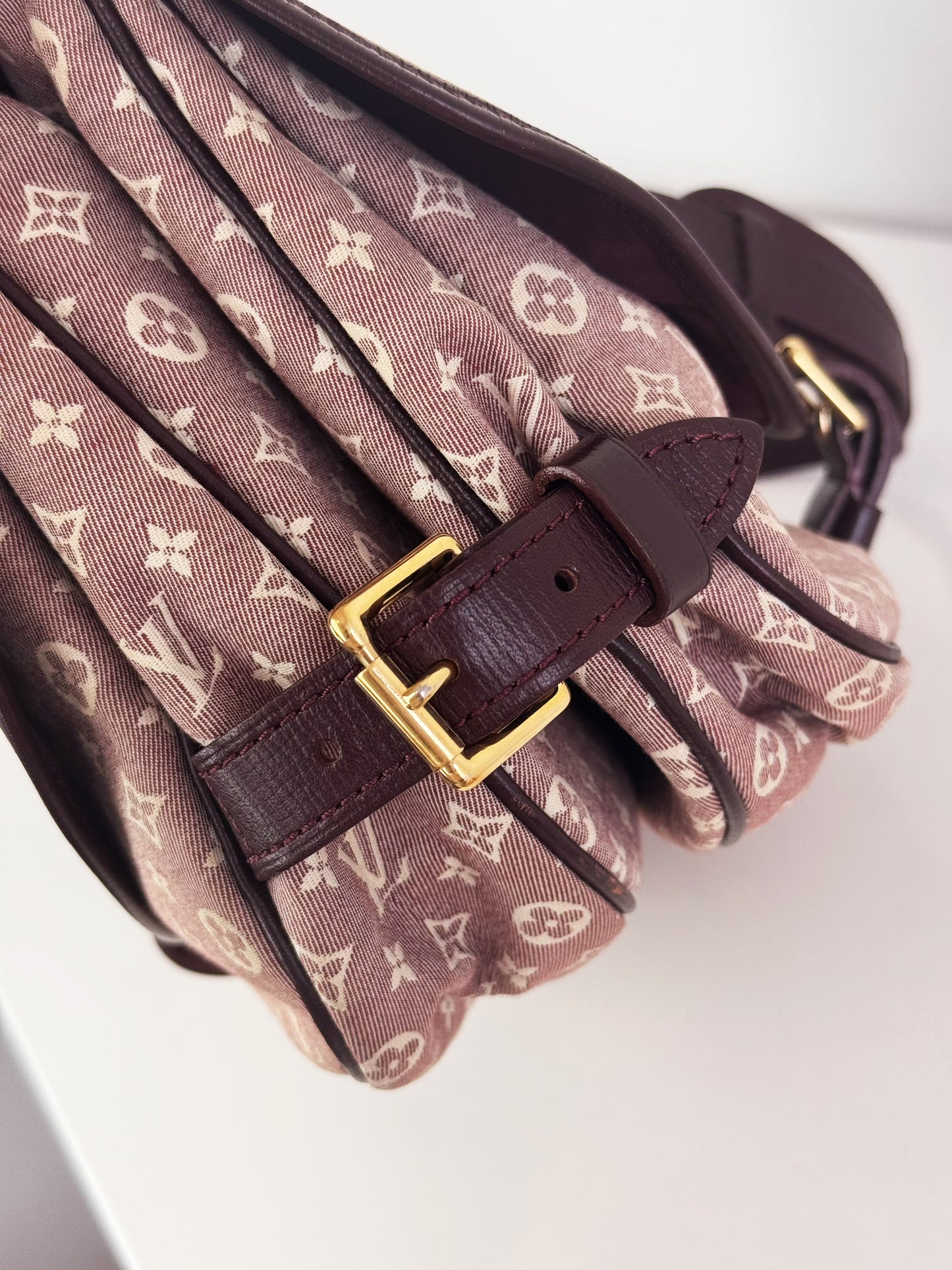 Louis Vuitton Vintage Pink Denim Saumur 30 Shoulder Crossbody Bag